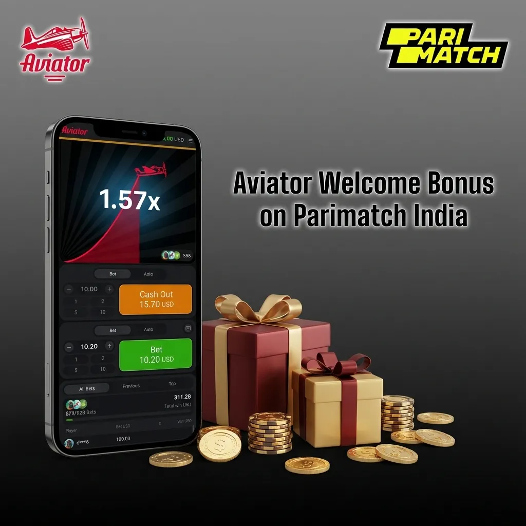 Parimatch India Aviator welcome bonus offering 150% up to 30,000 INR for new players.