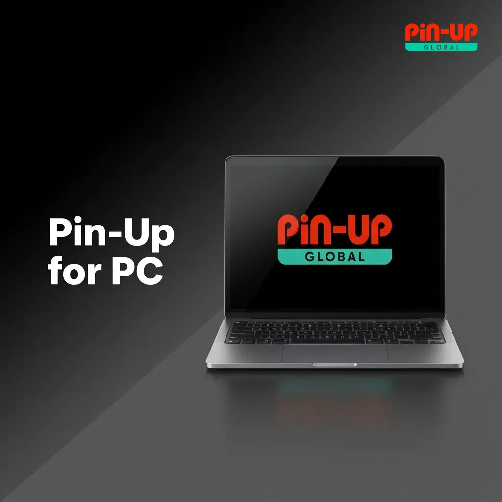 Pin-Up official website displayed on a PC screen, accessible via modern web browsers.