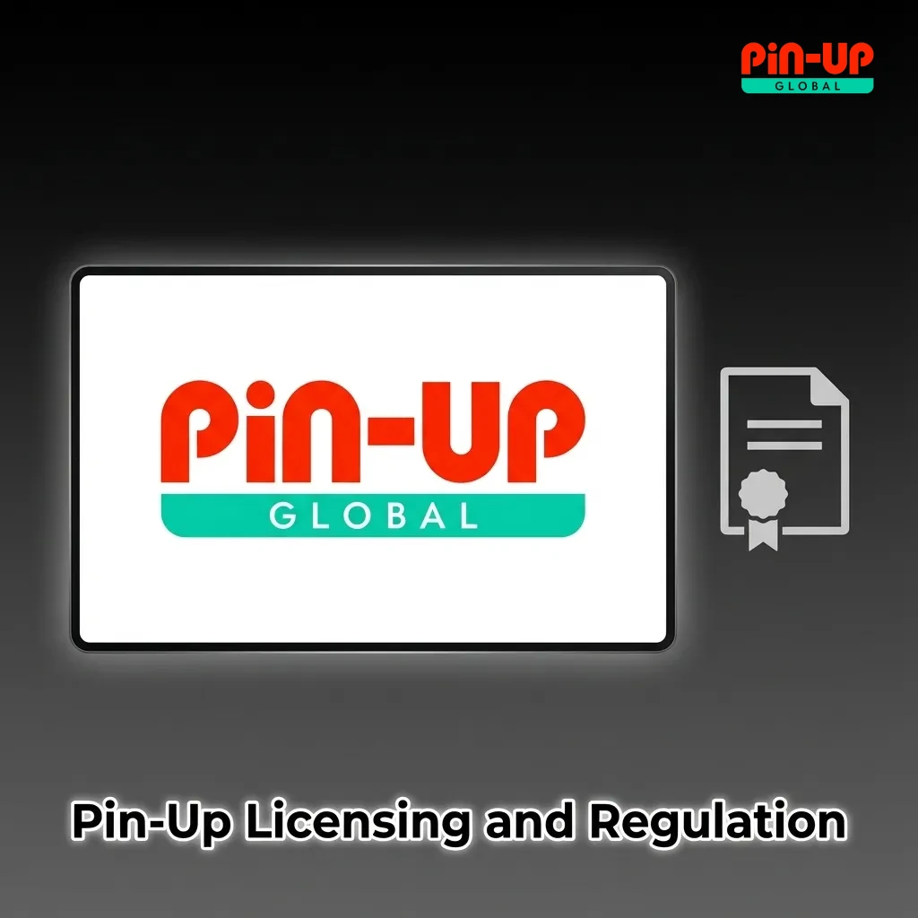 Pin-Up official Curaçao license 8048/JAZ2017-003 certification.