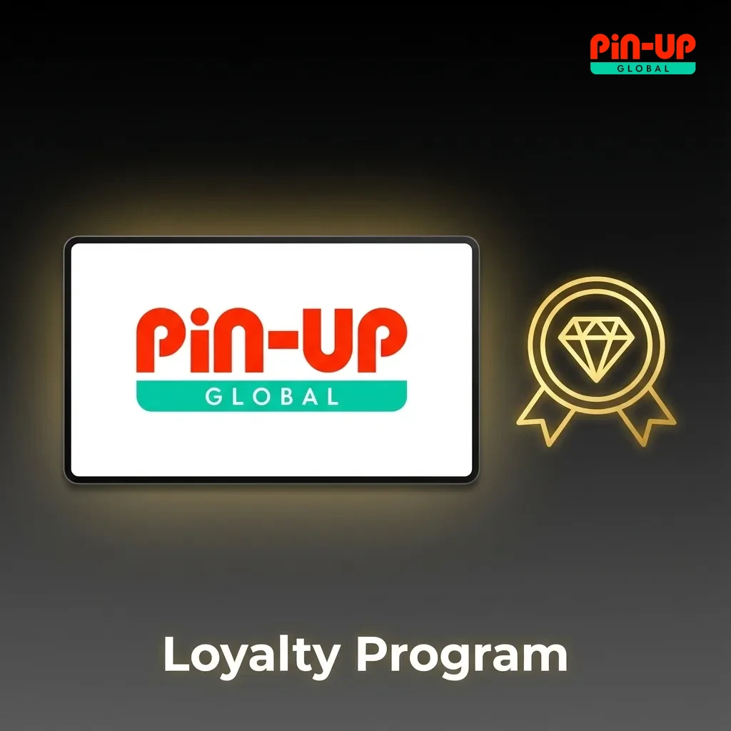 Pin-Up VIP loyalty program overview showing Pincoins rewards and tier progression.