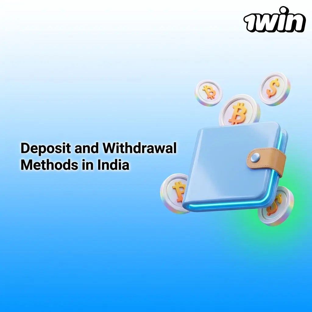 1win deposit and withdrawal methods in India including UPI, PhonePe, Paytm, and cryptocurrencies like BTC and ETH