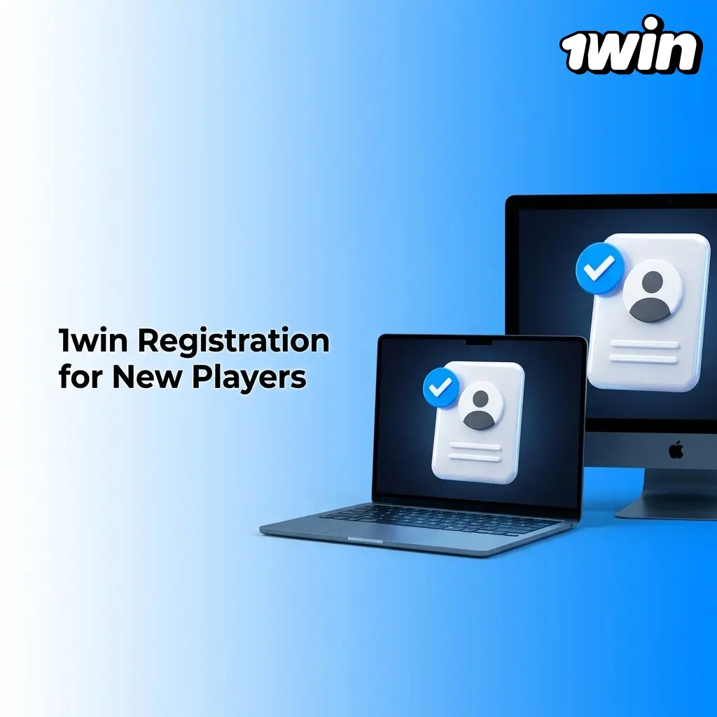1win registration form for new Indian players showing steps to create account with INR currency and welcome bonus access