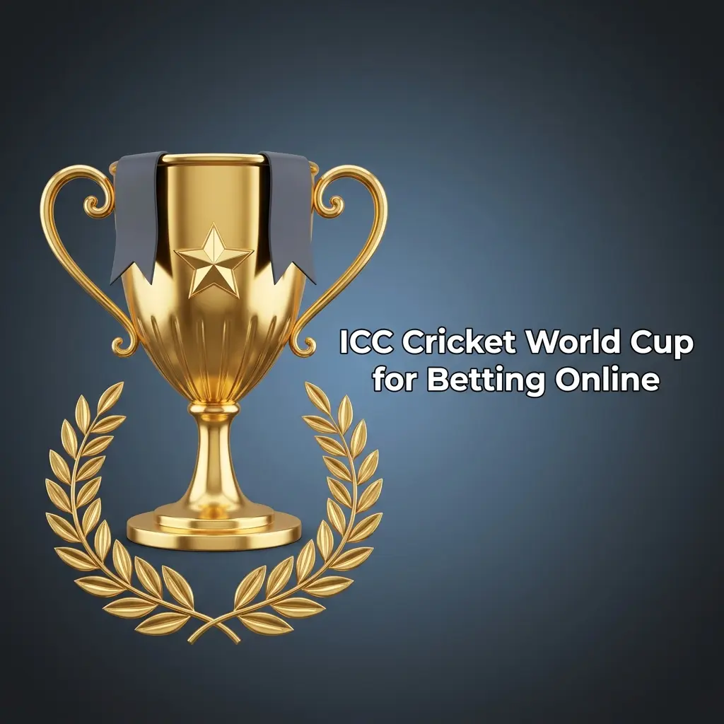 ICC Cricket World Cup betting online with outright winner markets, group stage odds, and top run-scorer bets