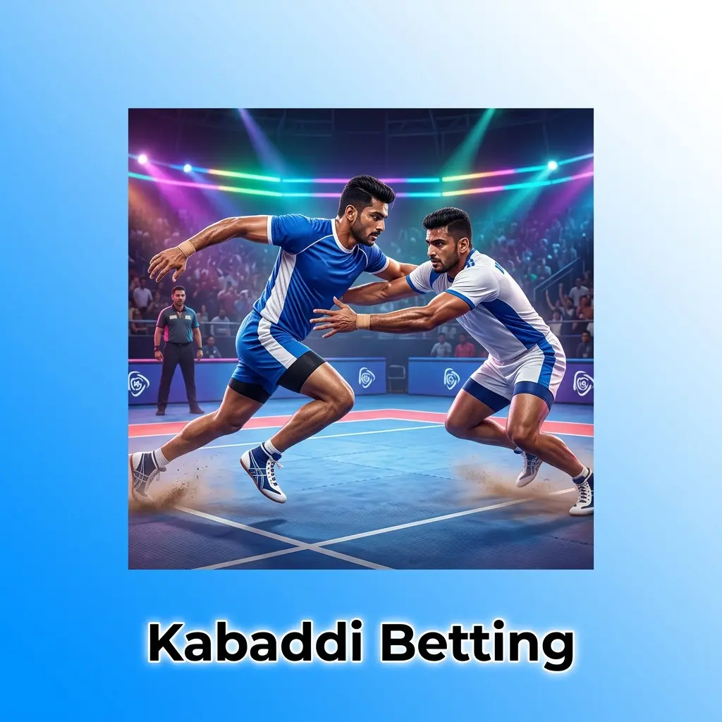 Pro Kabaddi League betting markets including match winner, handicap, raid points, and live in-play options