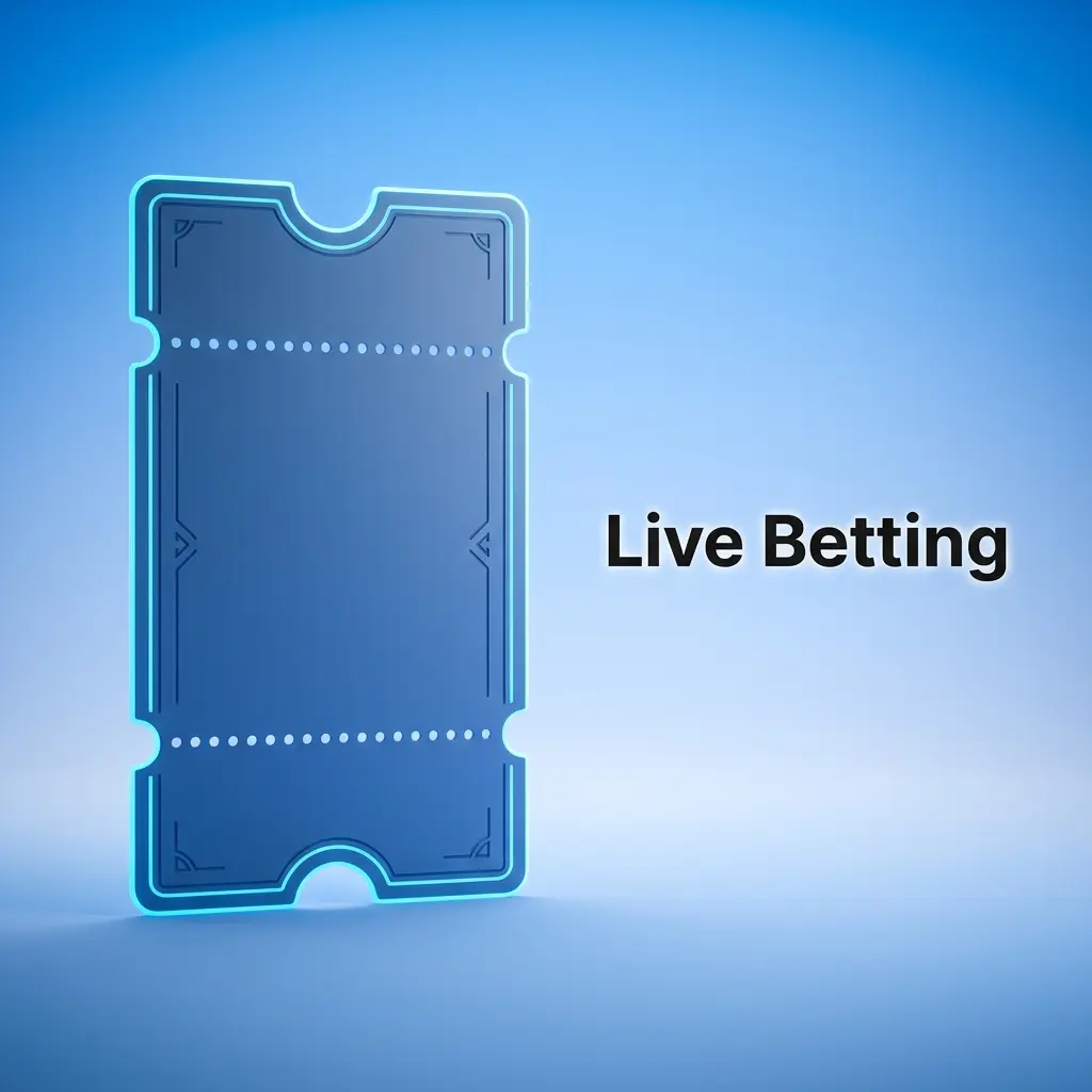 Live betting interface showing in-play odds for cricket, football, and esports with cash-out, live stream, and bet alerts
