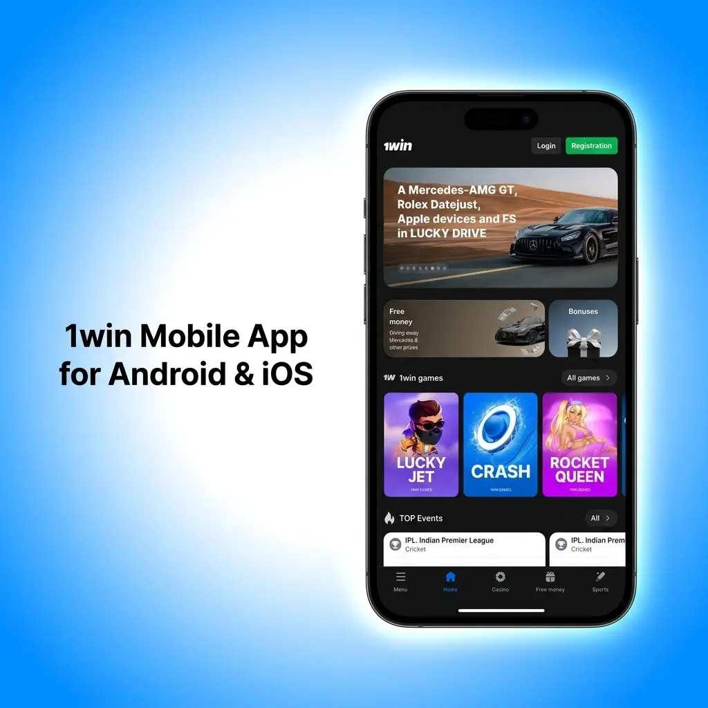 1win mobile app download steps for Android APK and iOS App Store installation on smartphone devices
