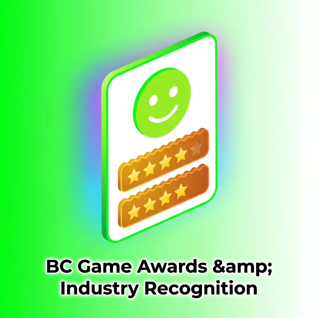 BC Game awards including Best Crypto Casino 2022-2023, Best Innovative Casino, Best Player Experience, and Top Crypto Platform 2024