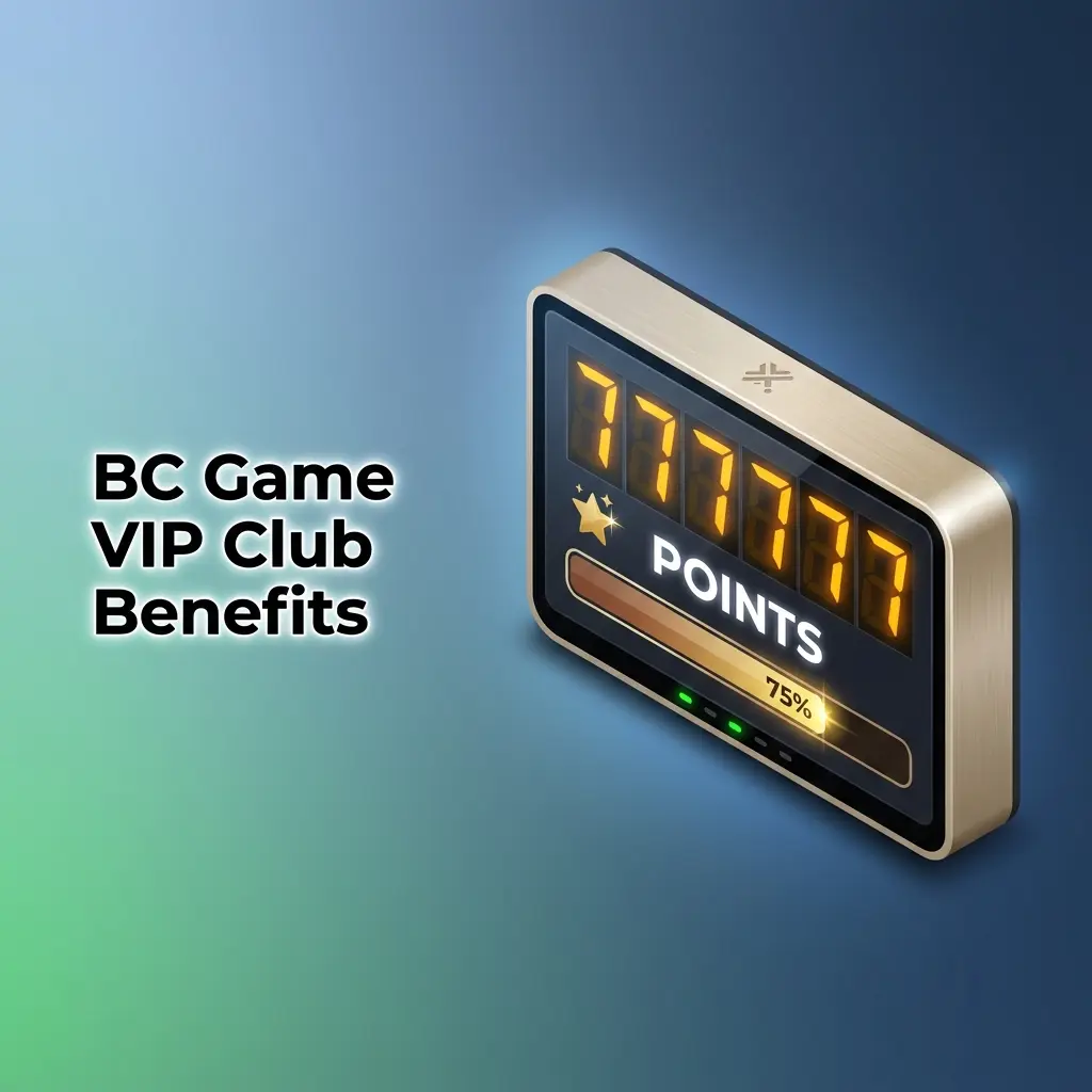 BC Game VIP Club tiers showing XP progression, weekly cashback rates, level-up bonuses, and exclusive member benefits
